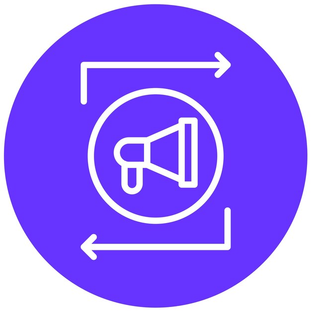 Estilo de icono de remarketing de diseño vectorial
