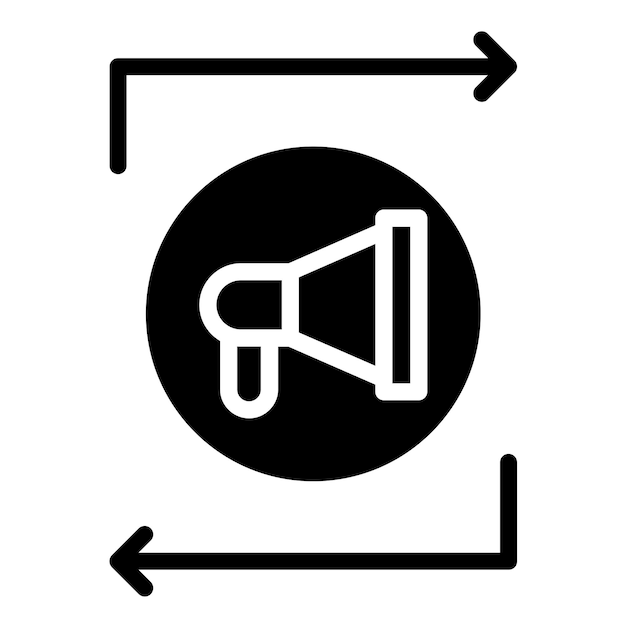 Estilo de icono de remarketing de diseño vectorial