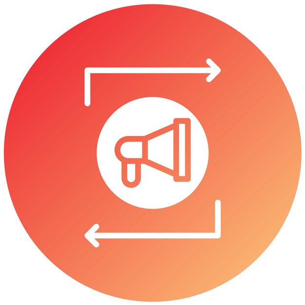 Estilo de icono de remarketing de diseño vectorial