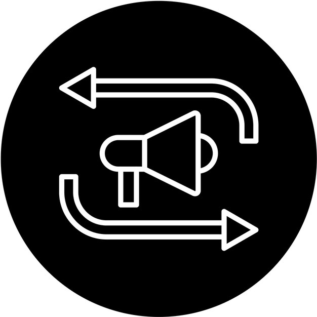 Estilo de icono de remarketing de diseño vectorial