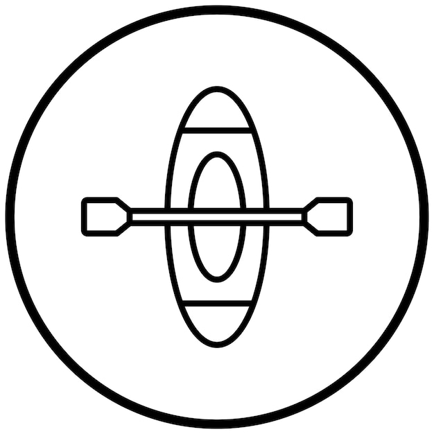 Estilo del icono de remo