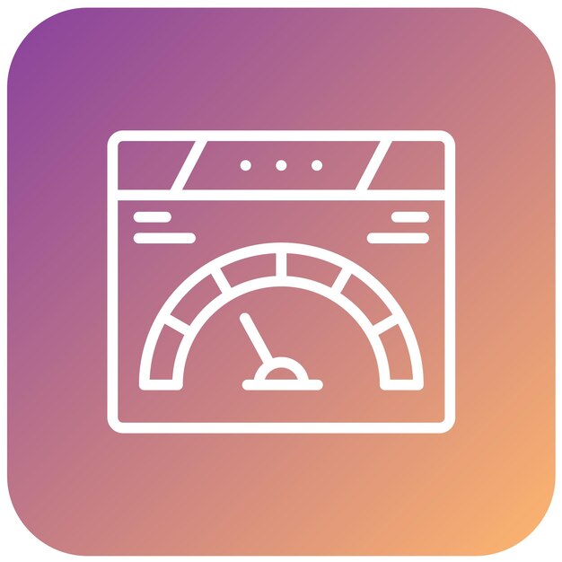 Estilo del icono de rendimiento del diseño vectorial