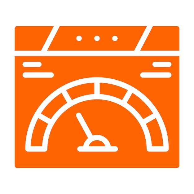 Estilo del icono de rendimiento del diseño vectorial