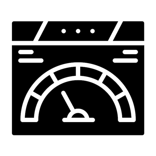 Estilo del icono de rendimiento del diseño vectorial