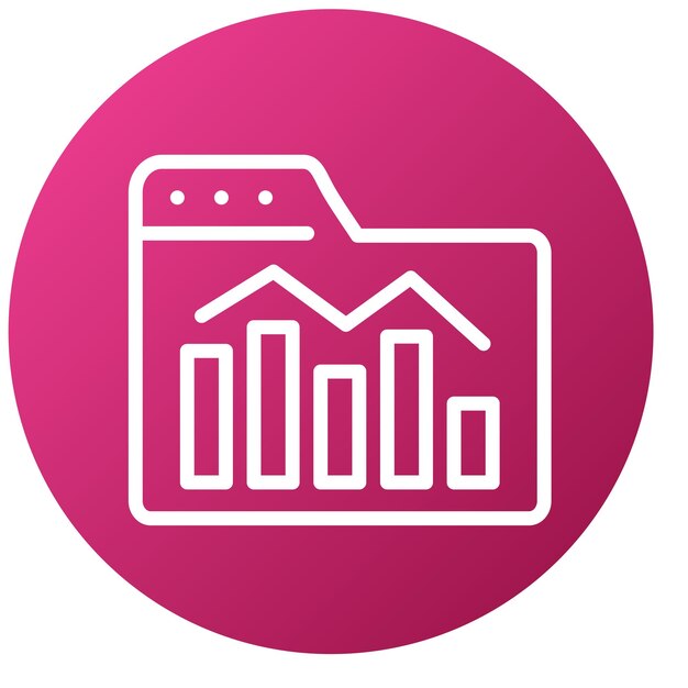 Estilo del icono de rendimiento del diseño vectorial