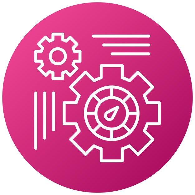 Estilo del icono de rendimiento del motor