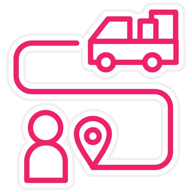 Estilo del icono de reordenamiento de diseño vectorial