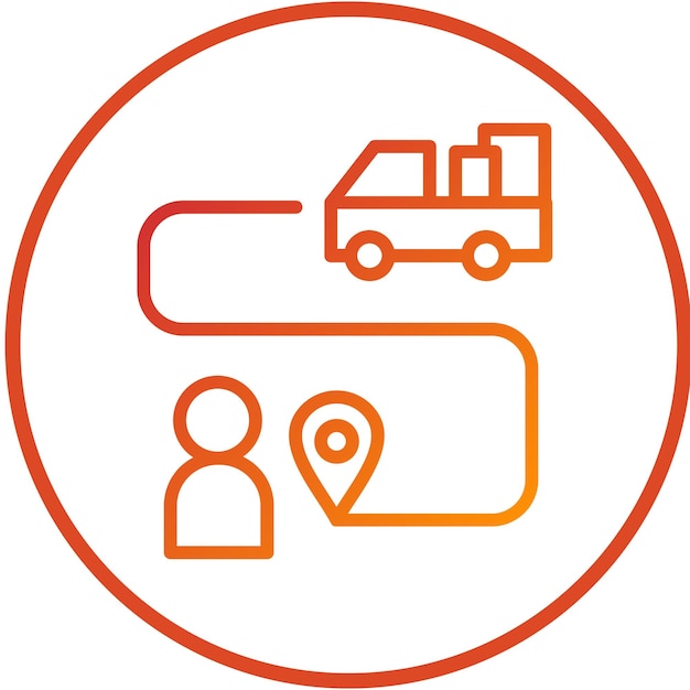 Estilo del icono de reordenamiento de diseño vectorial