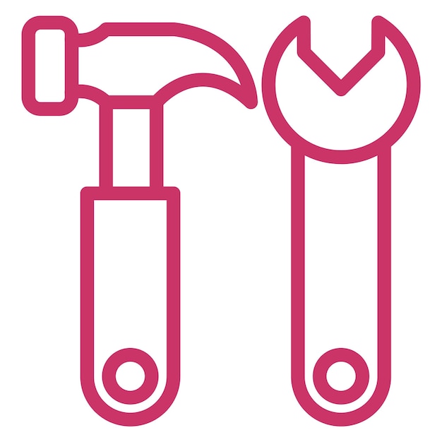 Estilo del icono de reparación del diseño vectorial