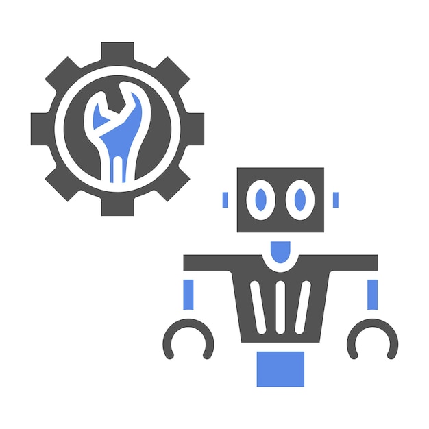 Estilo del icono de reparación del diseño vectorial