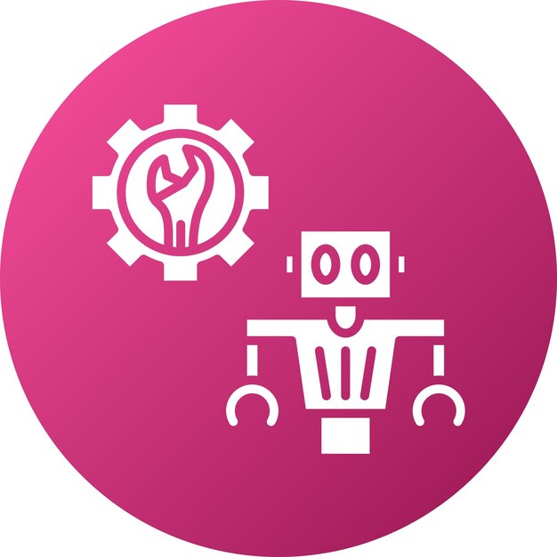 Estilo del icono de reparación del diseño vectorial