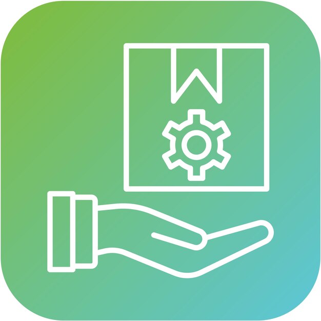 Estilo del icono de reparación del producto de diseño vectorial