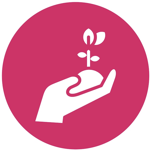Estilo del icono de replantación de diseño vectorial