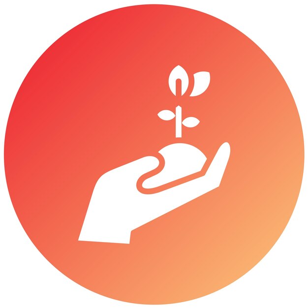 Estilo del icono de replantación de diseño vectorial