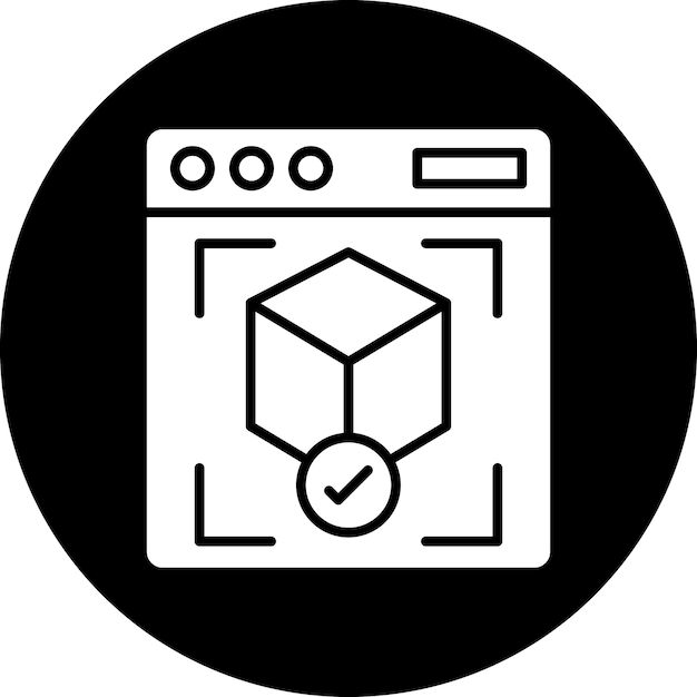 Estilo del icono de representación de diseño vectorial