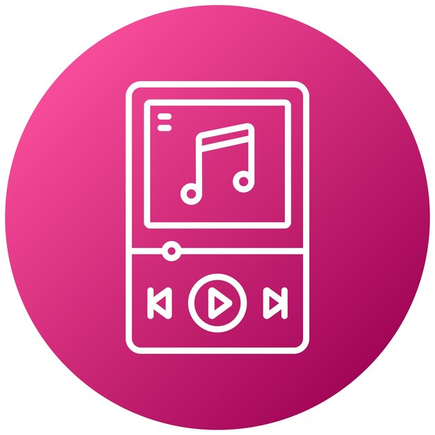 Estilo del icono del reproductor de música