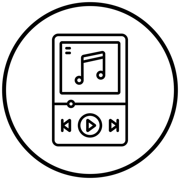 Estilo del icono del reproductor de música