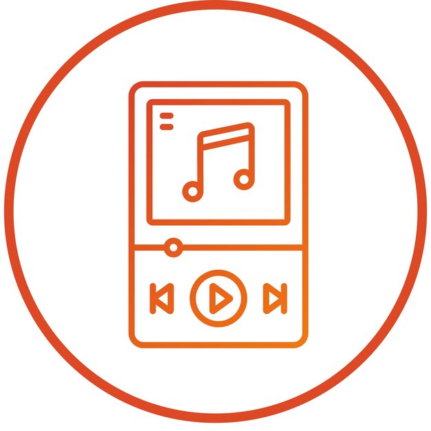 Estilo del icono del reproductor de música