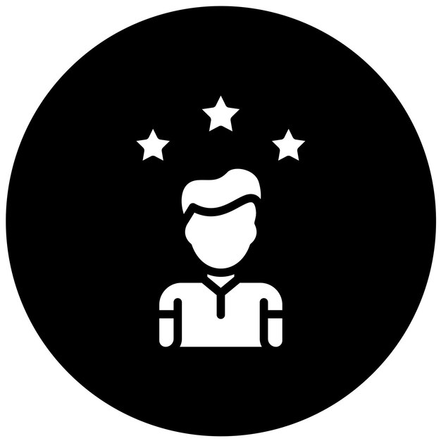 Estilo del icono de la reputación del diseño vectorial