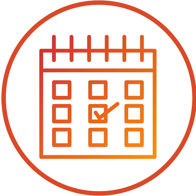 Estilo del icono de reserva de diseño vectorial