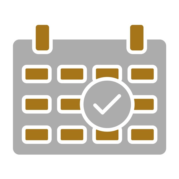 Estilo del icono de reserva de diseño vectorial