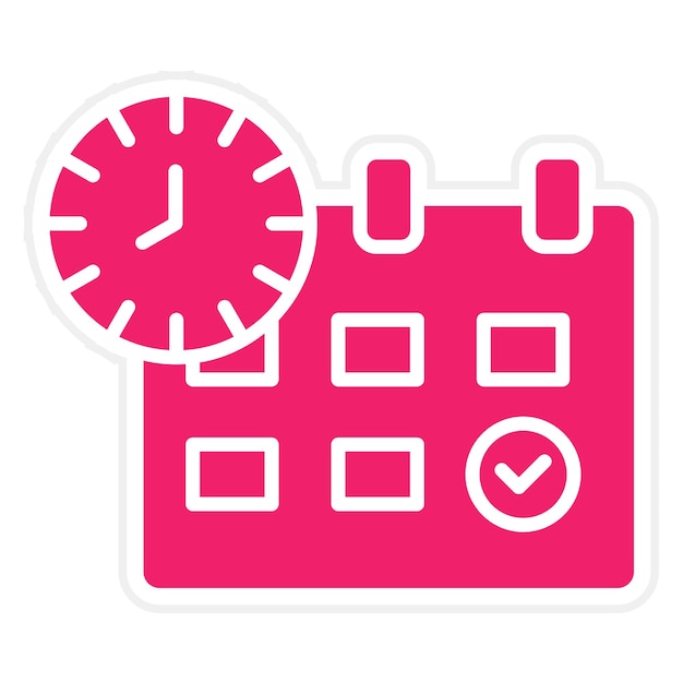 Estilo del icono de reserva de diseño vectorial