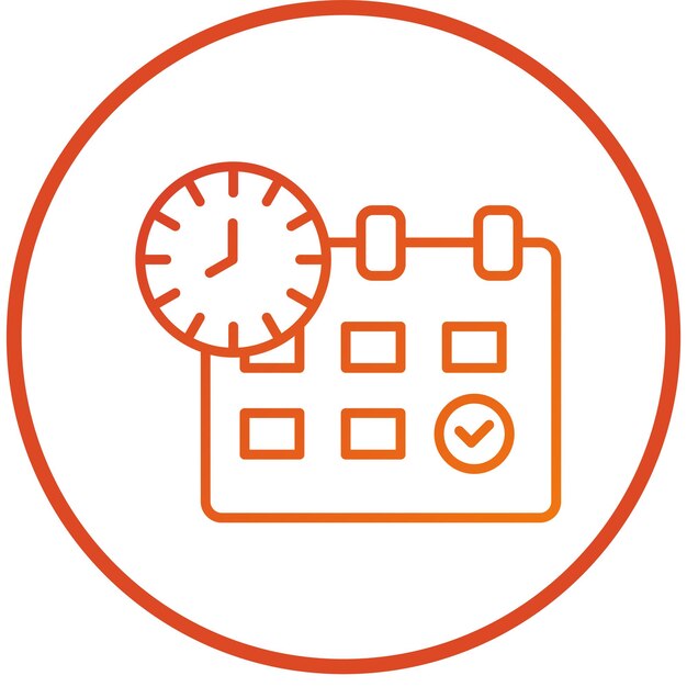 Estilo del icono de reserva de diseño vectorial