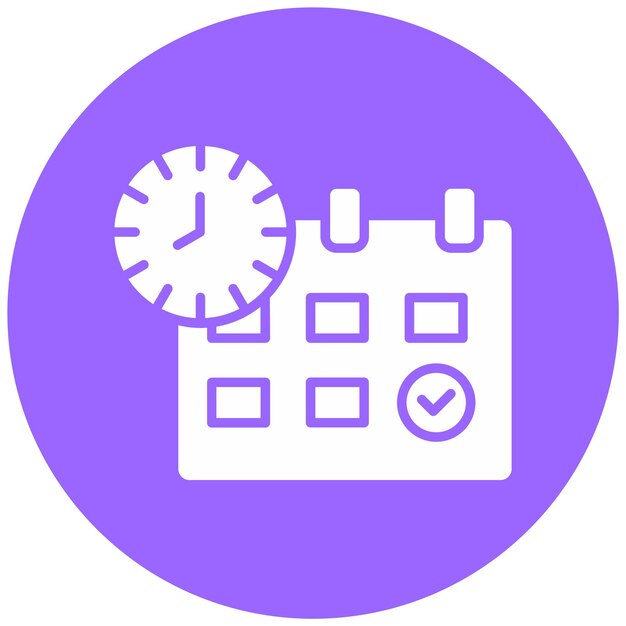 Estilo del icono de reserva de diseño vectorial