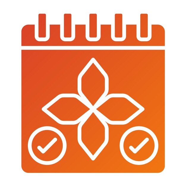 Estilo del icono de reserva del spa de diseño vectorial