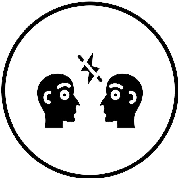 Estilo del icono de resolución de diseño vectorial