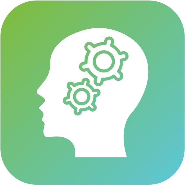 Estilo del icono de resolución de problemas de diseño vectorial
