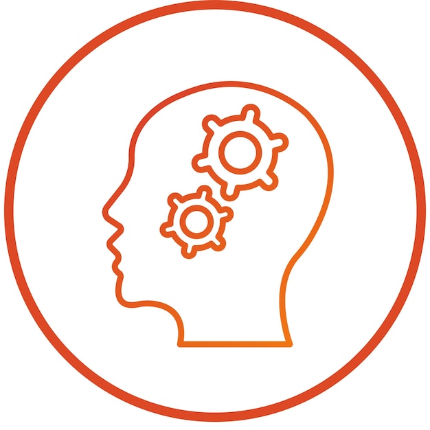 Estilo del icono de resolución de problemas de diseño vectorial