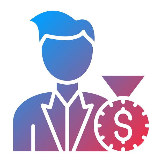 Estilo del icono del respaldo del diseño vectorial