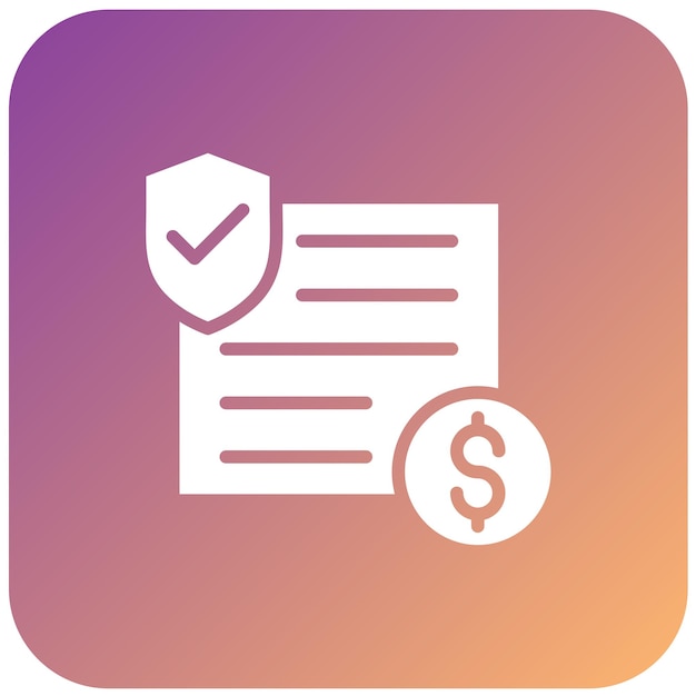 Estilo del icono de responsabilidad del diseño vectorial