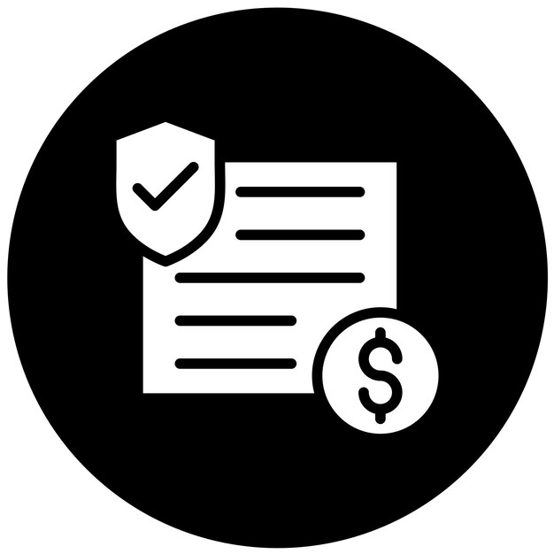 Estilo del icono de responsabilidad del diseño vectorial