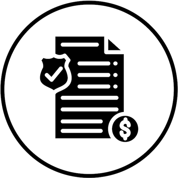 Estilo del icono de responsabilidad del diseño vectorial