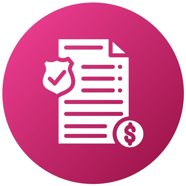 Estilo del icono de responsabilidad del diseño vectorial