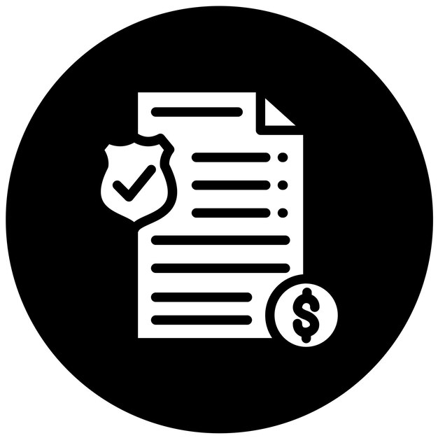 Estilo del icono de responsabilidad del diseño vectorial