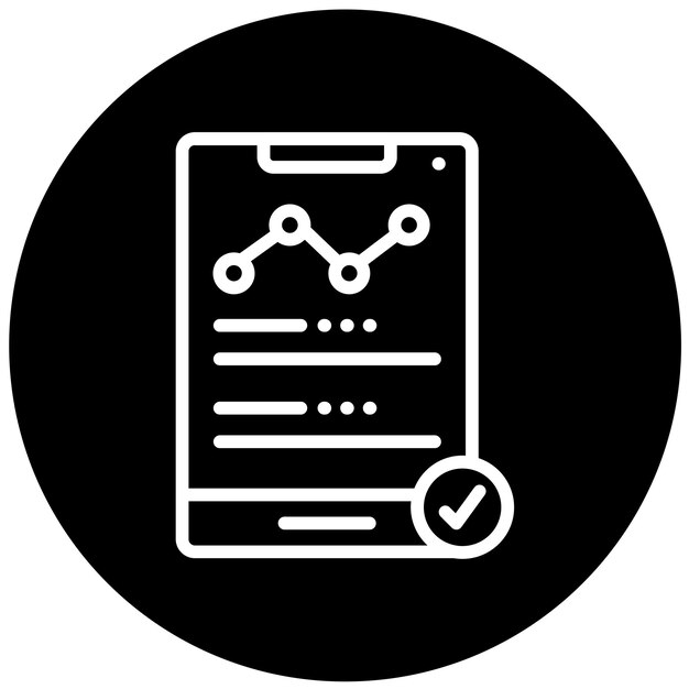 Estilo del icono de respuesta a la encuesta de diseño vectorial