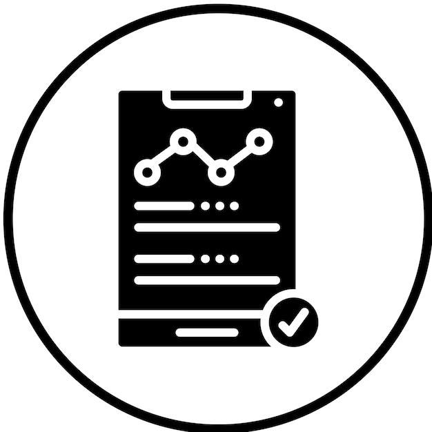 Estilo del icono de respuesta a la encuesta de diseño vectorial