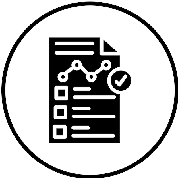 Estilo del icono de respuesta a la encuesta de diseño vectorial