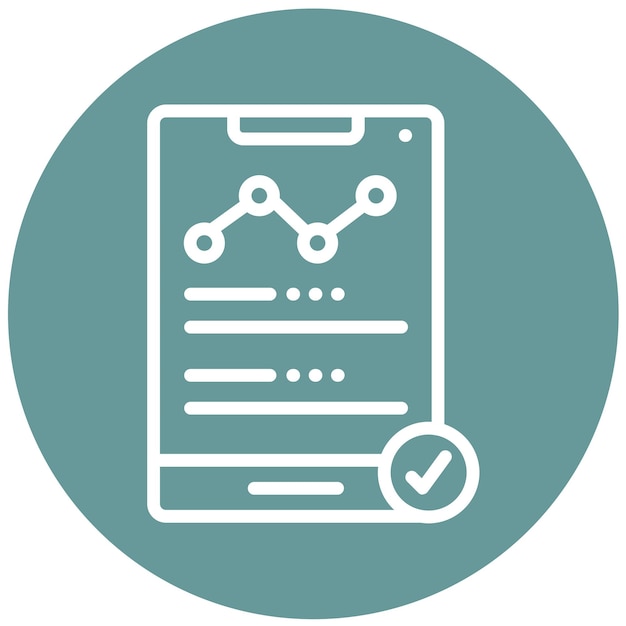 Estilo del icono de respuesta a la encuesta de diseño vectorial