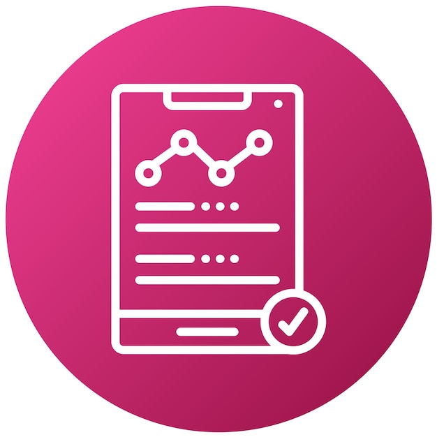 Estilo del icono de respuesta a la encuesta de diseño vectorial