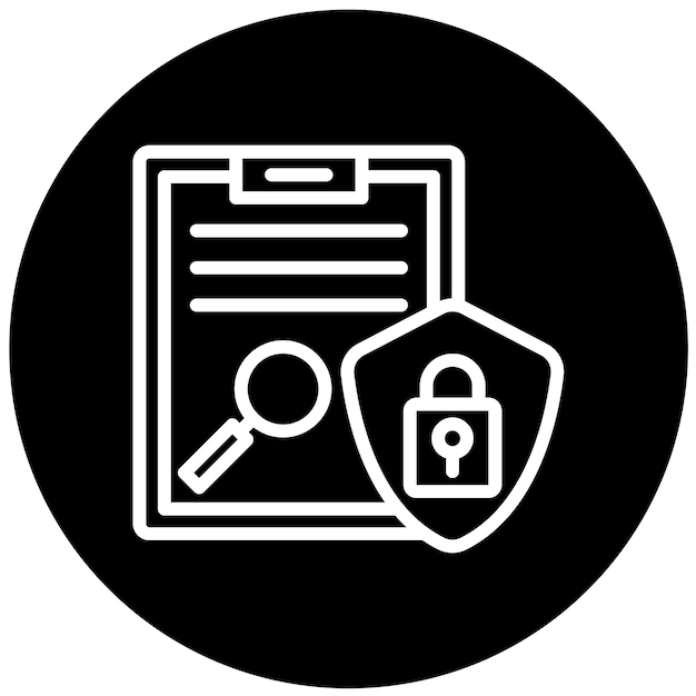 Estilo de icono de respuesta a incidentes cibernéticos de diseño vectorial