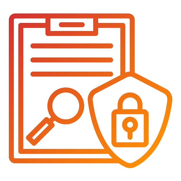 Estilo de icono de respuesta a incidentes cibernéticos de diseño vectorial