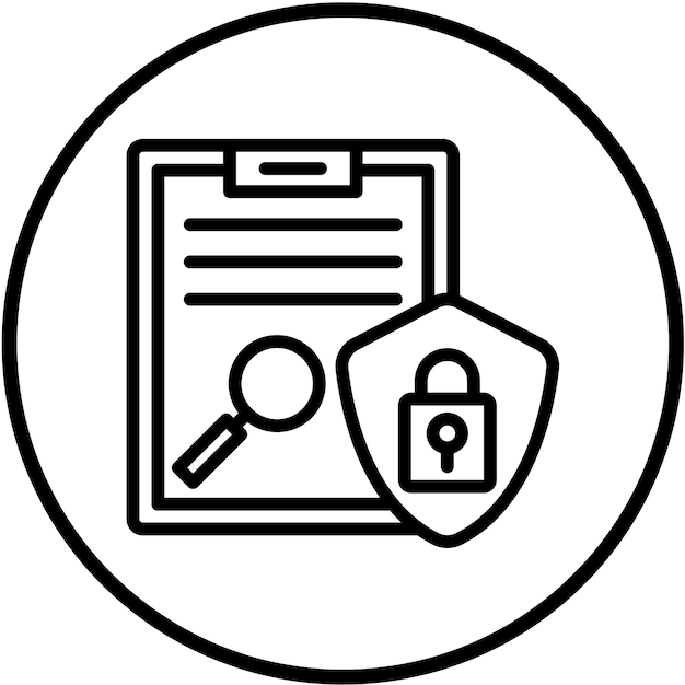 Estilo de icono de respuesta a incidentes cibernéticos de diseño vectorial
