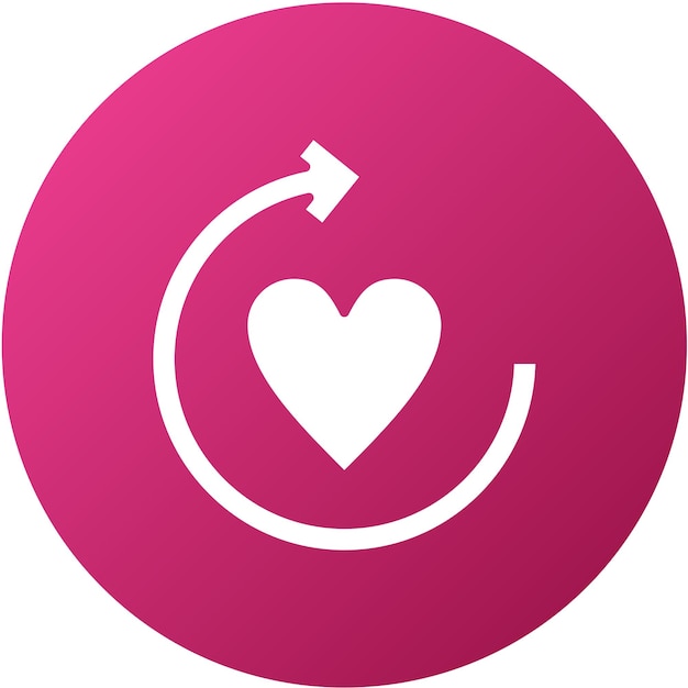 Estilo del icono de restitución del diseño vectorial