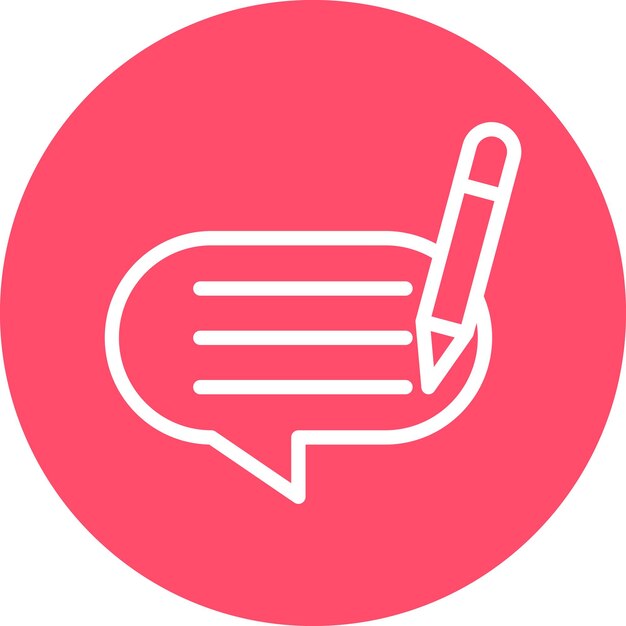 Estilo del icono de retroalimentación del diseño vectorial