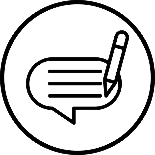 Estilo del icono de retroalimentación del diseño vectorial