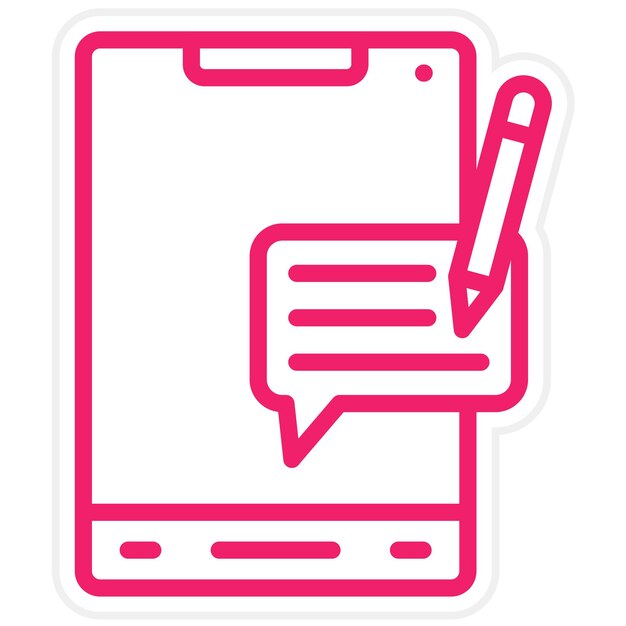 Estilo del icono de retroalimentación del diseño vectorial